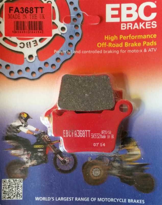 1994-2021 Ktm 125 Sx Arka Fren Balatası Ebc Fa368Tt Karbon Balata
