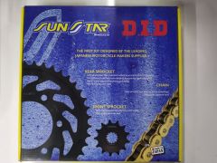 Did-Sunstar 2001-2008 Aprilia Caponord 1000 ETV Uyumlu Zincir Dişli Set Çelik Renk