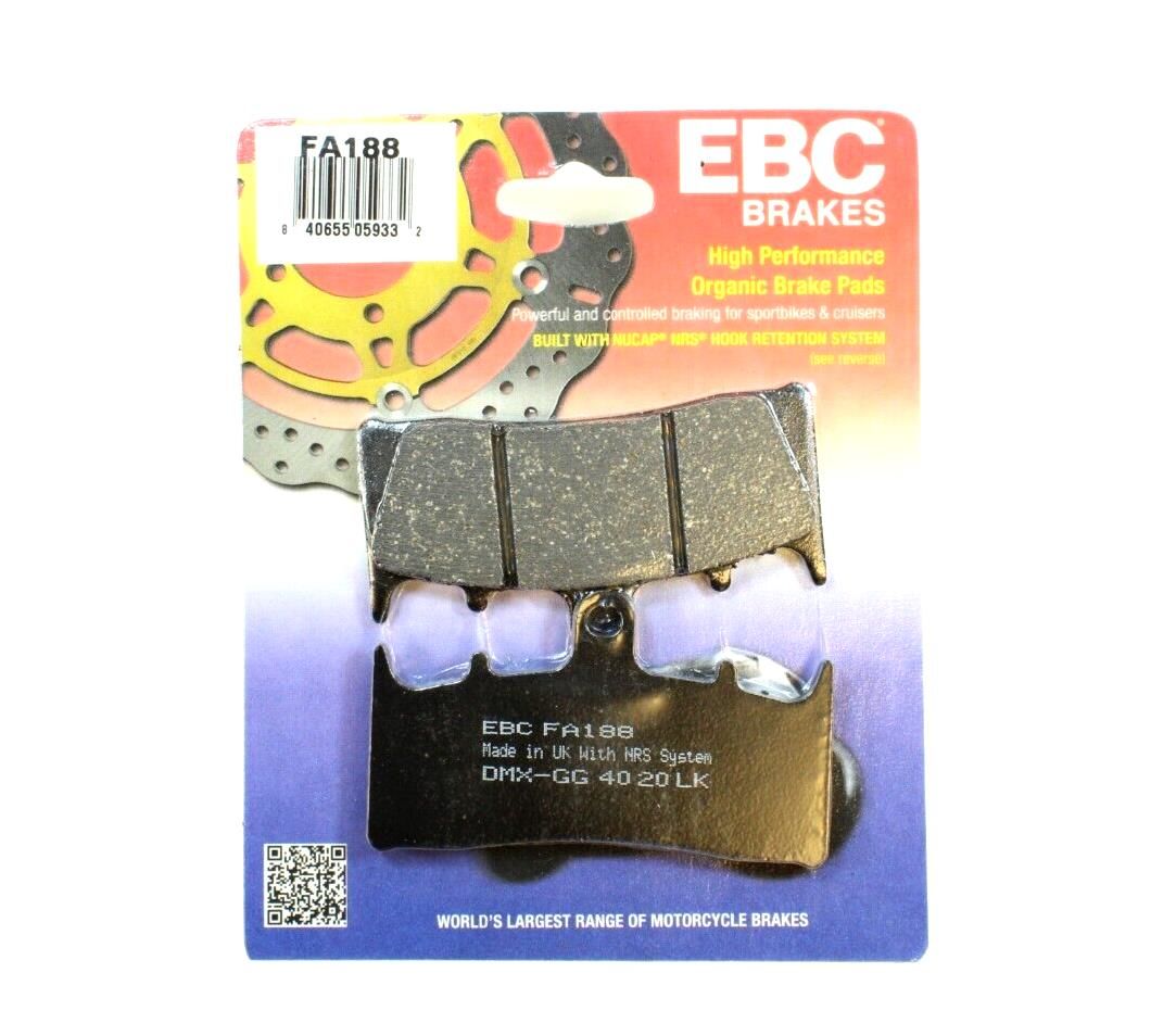 Ebc Fa188 1996-2001 Kawasaki ZX-9 R Uyumlu Ön Fren Balatası Organik Balata