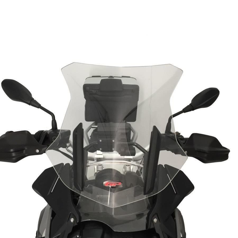 GP Kompozit BMW R 1200 GS / R 1250 GS 2013-2023 Uyumlu Ön Cam Siyah 44 cm