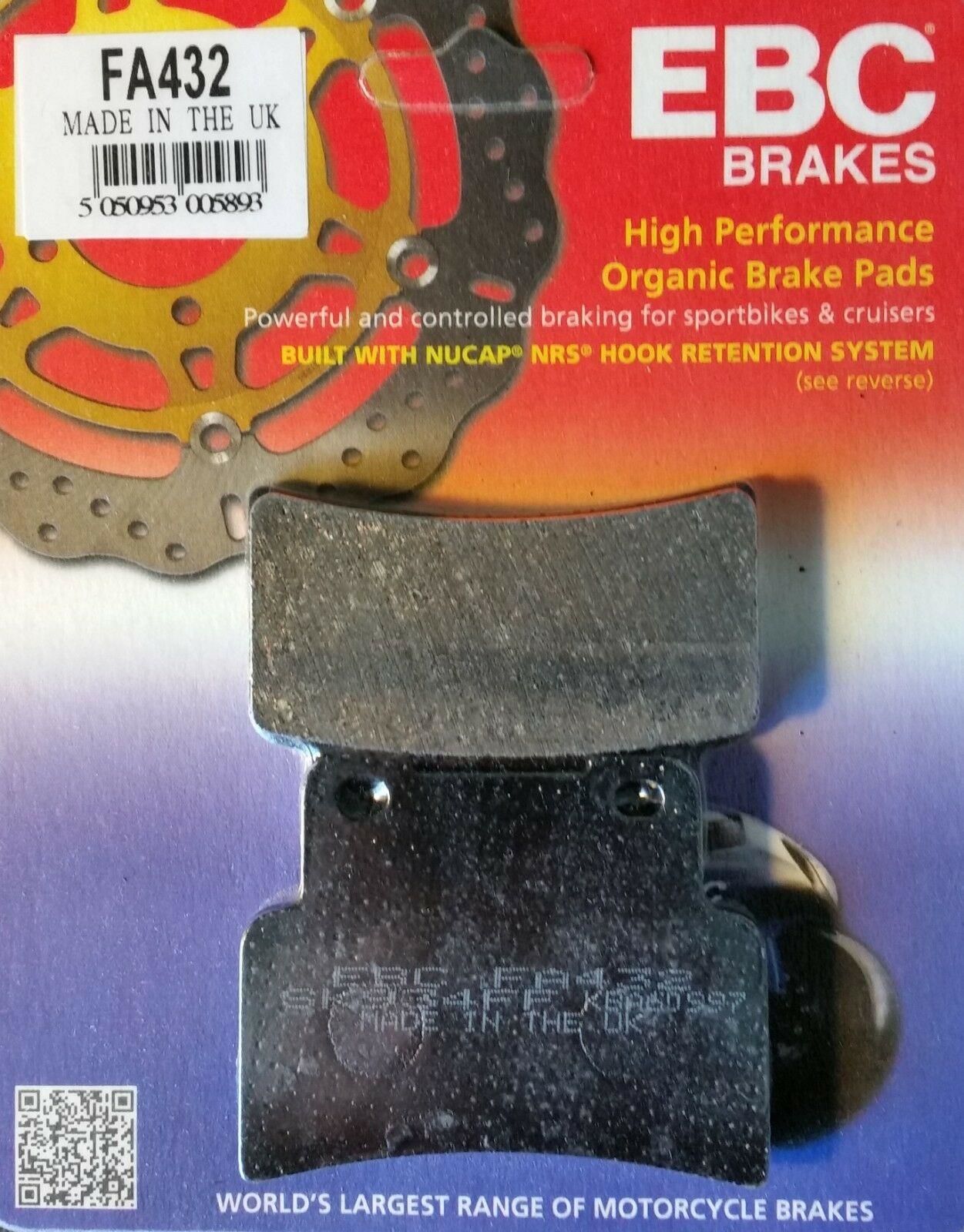 Ebc Fa432 2006-2012 Aprilia RS 125 Ön Fren Balatası