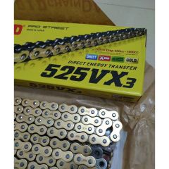 Did 520-118Vx3 2020-2023 KTM 125 RC Uyumlu Zincir Vx3 Xring Gold (Sarı) Renk
