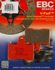 Ebc Fa254V 2006-2020 Kawasaki ZZR 1400 ABS Uyumlu Arka Fren Balatası Yarı Sinterli Balata
