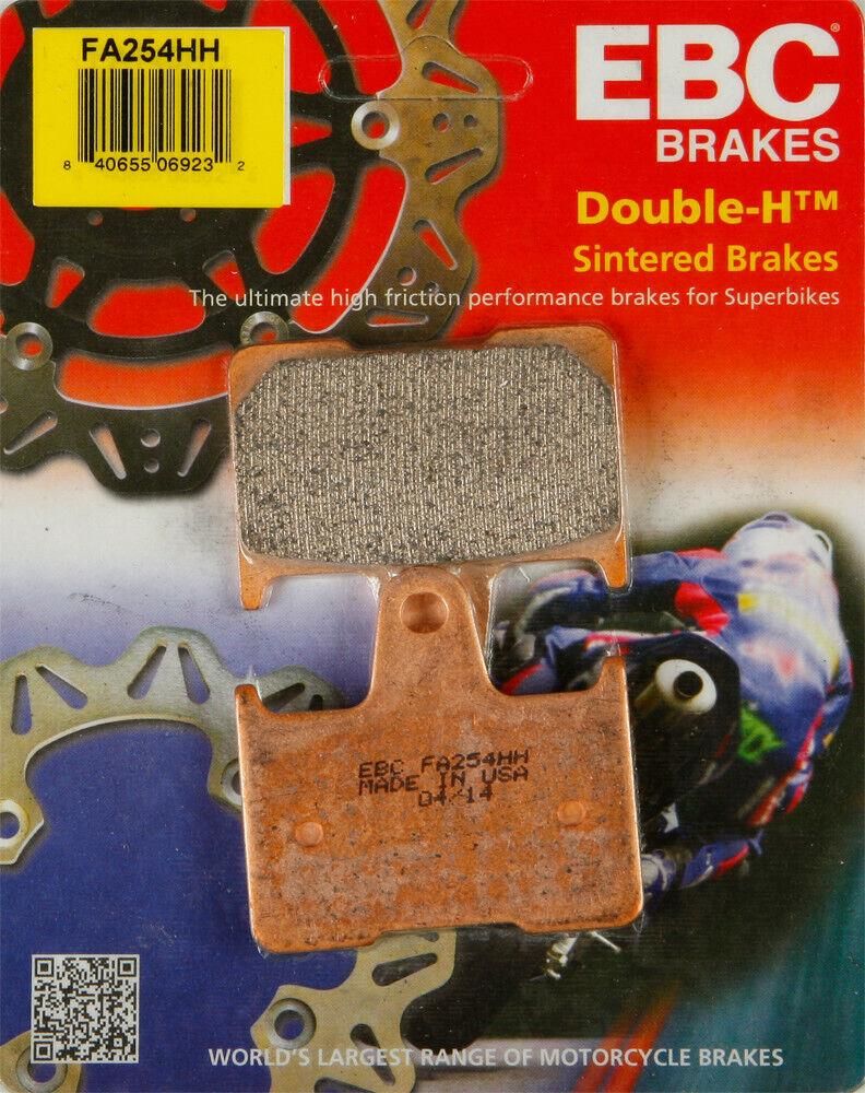 Ebc Fa254Hh 2006-2020 Kawasaki ZZR 1400 ABS Uyumlu Arka Fren Balatası Sinterli Balata