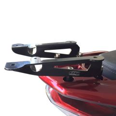 GP Kompozit Honda PCX 125 / 150 2011-2023 Uyumlu Arka Çanta Demiri Siyah