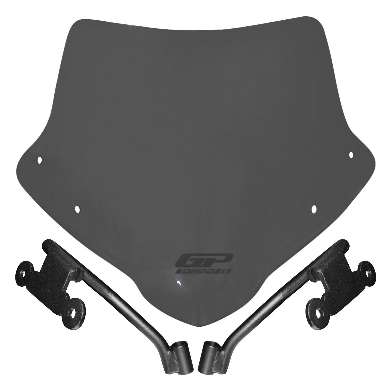 GP Kompozit Honda CB500F 2014-2020 Uyumlu Kısa Ön Cam Füme