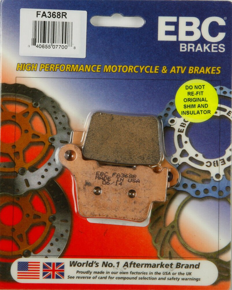 1994-2021 Ktm 125 Sx Arka Fren Balatası Ebc Fa368R Sinterli