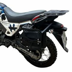 GP Kompozit Hero X-Pulse 200 2020-2023 Uyumlu Yan Çanta Demiri Siyah