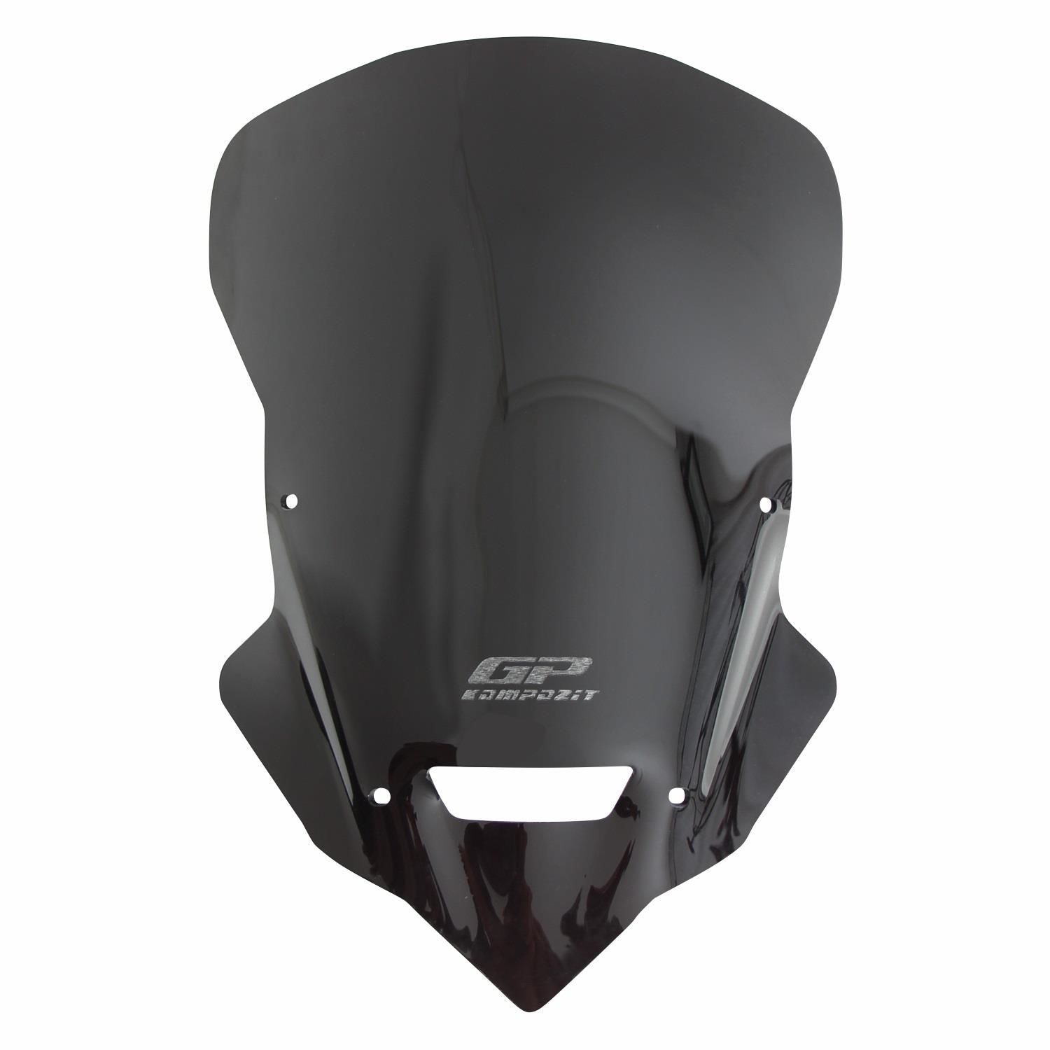 GP Kompozit Bajaj Dominar 250 / 400 2017-2023 Uyumlu Ön Cam Siyah 48 cm