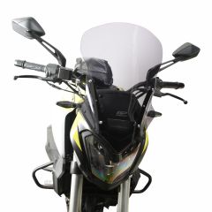 GP Kompozit Bajaj Dominar 250 / 400 2017-2023 Uyumlu Ön Cam Siyah 48 cm