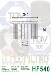 Hiflo Hf540 2007-2016 Bajaj Pulsar NS 150 Yağ Filtresi