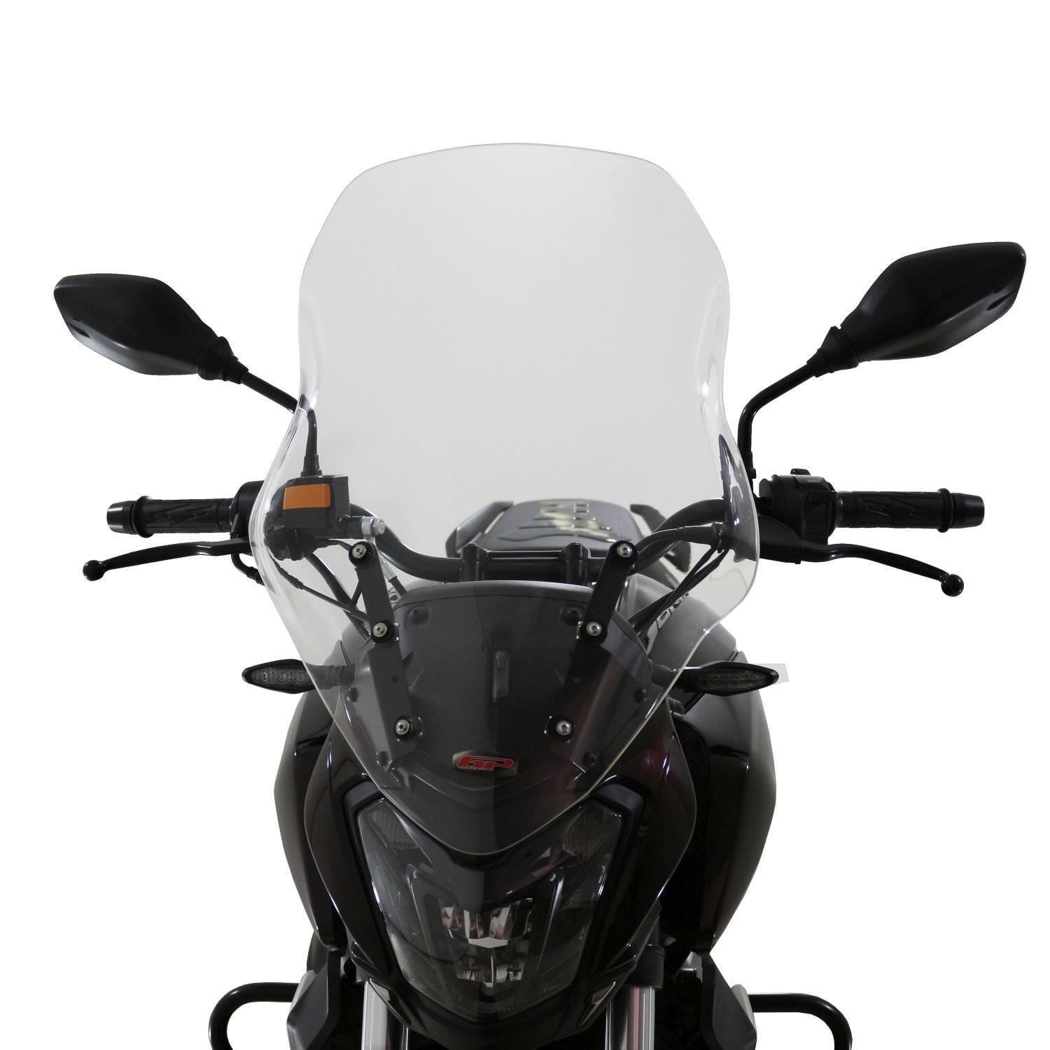 GP Kompozit Bajaj Dominar 250 / 400 2017-2023 Uyumlu Ön Tur Camı Şeffaf
