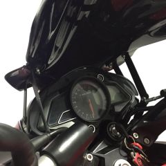 GP Kompozit Bajaj Pulsar NS 200 2011-2023 Uyumlu Ön Tur Camı Siyah