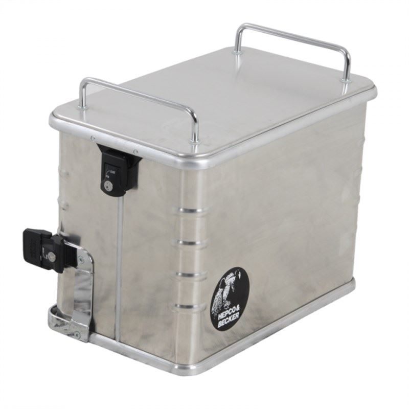 Hepco Becker Yan Çanta Alu-Standart 45Lt Metal Sol Gri