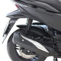 GP Kompozit Honda Forza 250 2018-2020 Uyumlu Arka Çamurluk Siyah