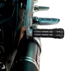 GP Kompozit Bajaj Dominar 250 / 400 2017-2023 Uyumlu Egzoz Koruma Takozu Siyah
