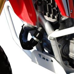 GP Kompozit Honda CRF250L 2013-2023 Uyumlu Alüminyum Egzoz Koruma Siyah
