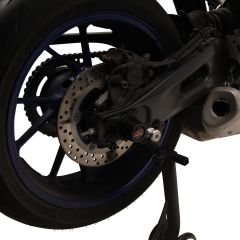 GP Kompozit Yamaha R7 2021-2023 Uyumlu Aks Koruma Takozu Seti Siyah