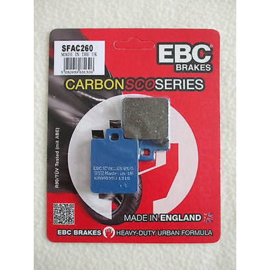 Gilera Fuoco 500 Ön Fren Balatası Ebc Sfac260 Karbon Balata