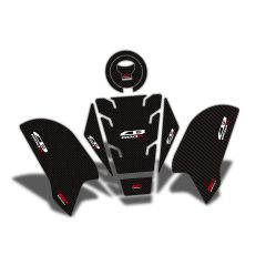 GP Kompozit Honda CB650R 2019-2023 Uyumlu Tank Pad Seti Karbon