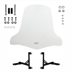 GP Kompozit Scooter Universal Elcikli Ön Cam Şeffaf