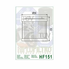 Hiflo Hf151 1997-2000 BMW F 650ST Yağ Filtresi