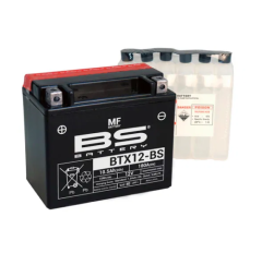 Btx12-bs 2007-2013 Peugeot Satelis 400 Uyumlu Akü Bs Sulu Akü