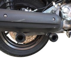 GP Kompozit Yamaha XMAX 250 / 400 2014-2017 Uyumlu Egzoz Koruma Takozu Siyah
