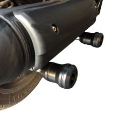 GP Kompozit Yamaha XMAX 250 / 300 2018-2023 Uyumlu Egzoz Koruma Takozu Siyah