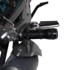 GP Kompozit CF Moto 150 NK 2016-2022 Uyumlu Egzoz Koruma Takozu Siyah