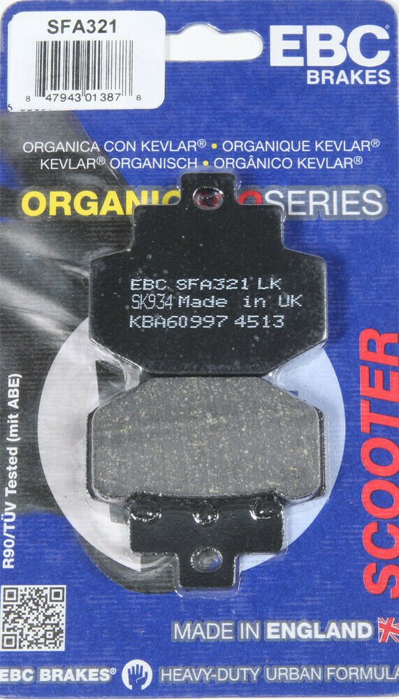 Gilera Runner 200 St Arka Fren Balatası Ebc Sfa321 Balata