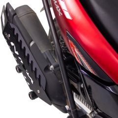 GP Kompozit Yamaha NMAX 125 / 155 2021-2023 Uyumlu Spor Egzoz Koruma Kapağı Siyah