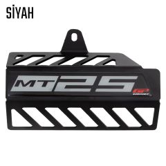GP Kompozit Yamaha MT-25 2015-2023 Uyumlu Egzoz Koruma Kapağı Siyah
