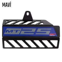 GP Kompozit Yamaha MT-25 2015-2023 Uyumlu Egzoz Koruma Kapağı Siyah