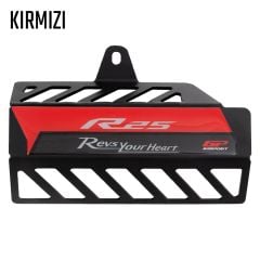 GP Kompozit Yamaha R25 2016-2023 Uyumlu Egzoz Koruma Kapağı Siyah