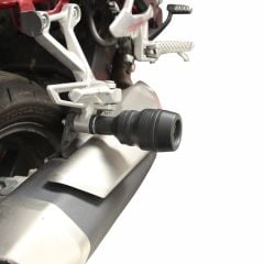 GP Kompozit Honda CB750 Hornet 2023 Uyumlu Egzoz Koruma Takozu Siyah