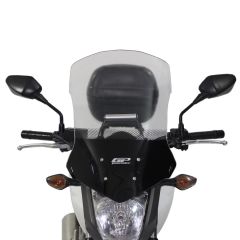 GP Kompozit Honda NC 700 S / NC 750 S 2012-2020 Uyumlu Baskılı Ön Cam Şeffaf