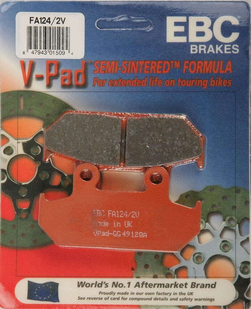 Ebc Fa124/2V 1991-1993 Honda XL 600 Transalp Uyumlu Ön Fren Balatası Yarı Sinterli Balata