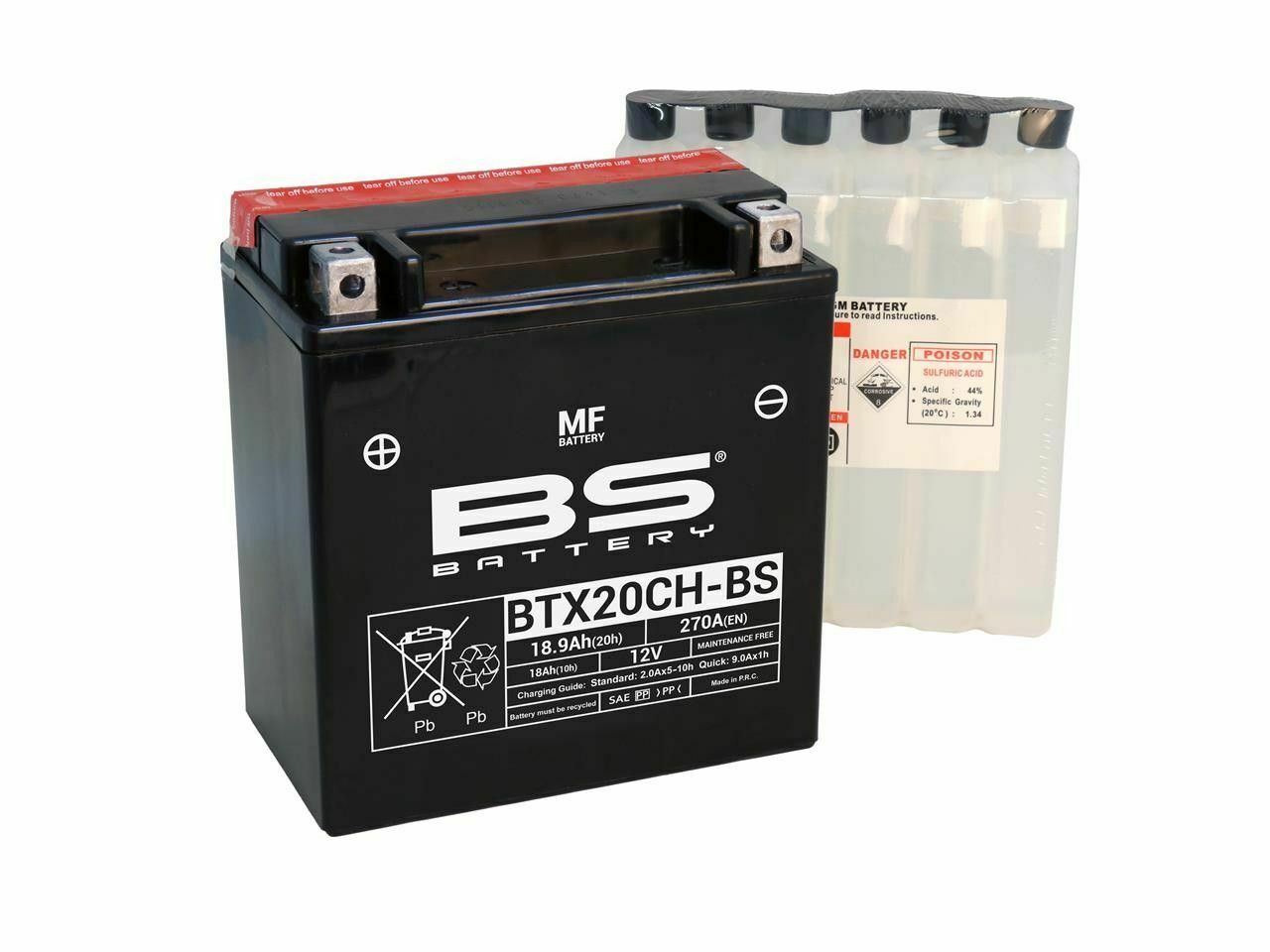Btx20ch Sla 2006-2013 Moto Guzzi Sport 1200 Akü Bs Jel Akü N11.1759