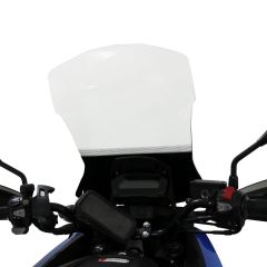 GP Kompozit Honda NC 700 X / NC 750 X 2016-2020 Uyumlu Baskılı Tur Camı Şeffaf 58 cm