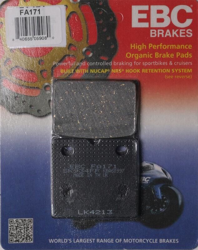 Ebc Fa171 1988-1989 BMW K 100 RT Uyumlu Ön Fren Balatası Organik Balata