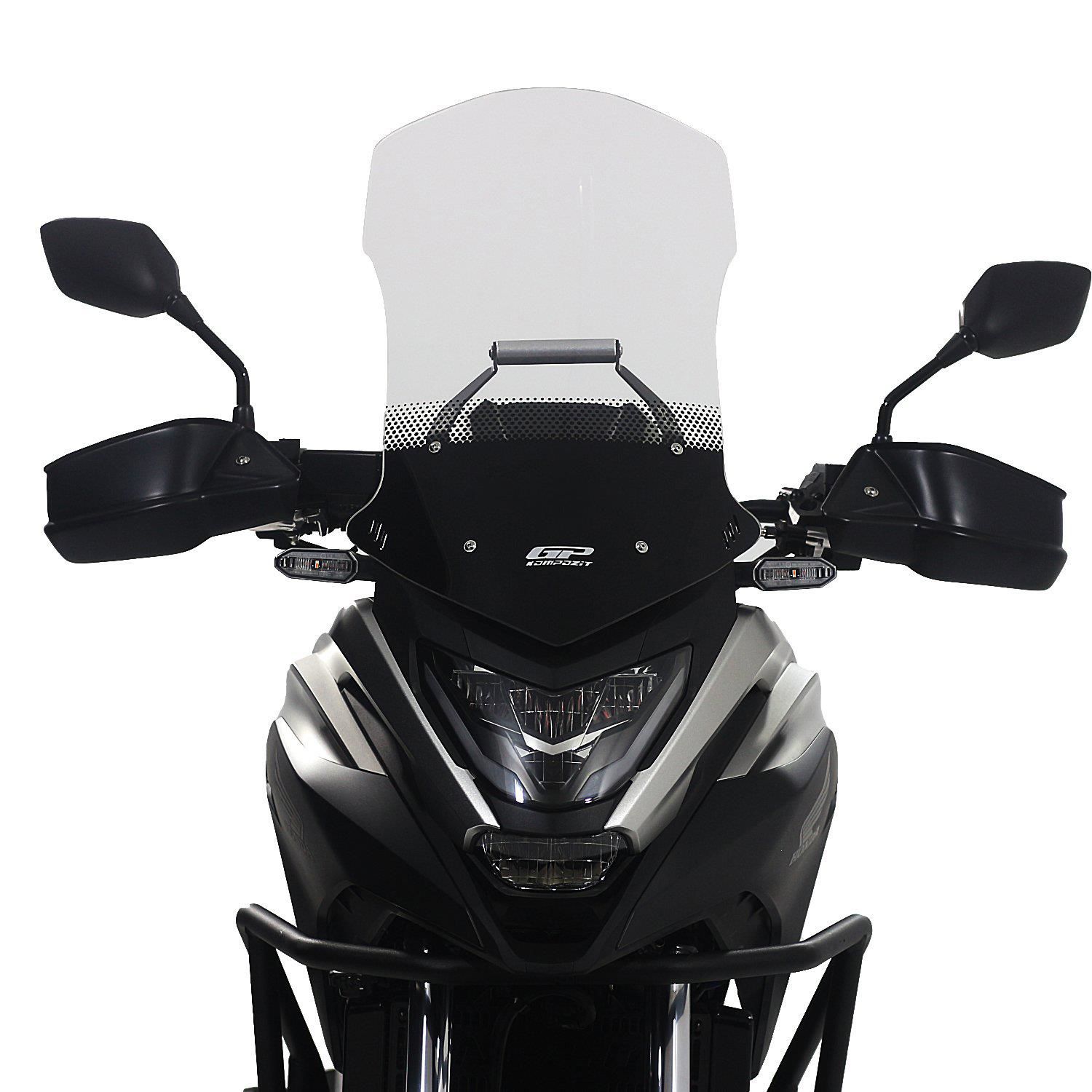 GP Kompozit Honda NC 750 X 2021-2023 Uyumlu Baskılı Tur Camı Şeffaf