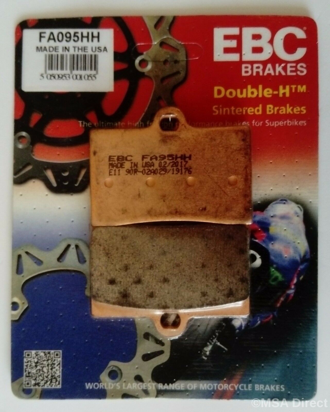 1993-1999 Ducati Monster 600 Ön Fren Balatası Ebc Fa095Hh Sinterl