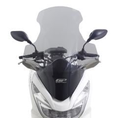 GP Kompozit Honda PCX 125 / 150 2014-2017 Uyumlu Elcikli Ön Cam Füme