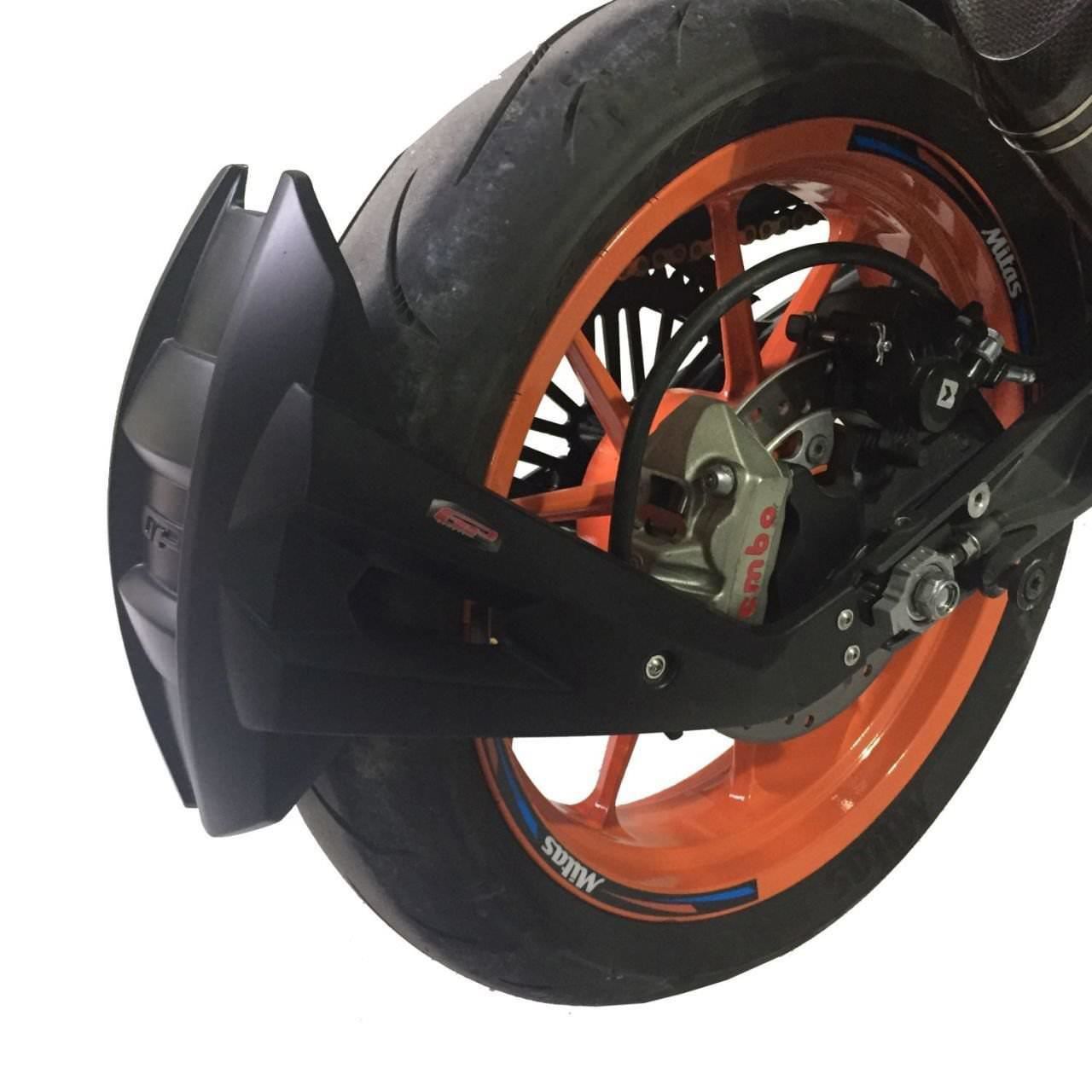 GP Kompozit KTM Duke 250 / 390 2011-2020 Uyumlu Arka Çamur Sıyırıcı Siyah