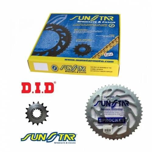 DID VX3 SUNSTAR 1998-2006 Suzuki GSX 600 F Zincir Dişli Set