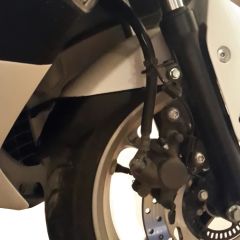 GP Kompozit Yamaha NMAX 125 / 155 2015-2023 Uyumlu Ön Çamurluk Uzatma Siyah