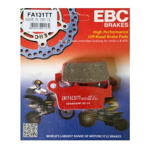 Ebc Fa131Tt 2000-2007 Honda XR 650 R Uyumlu Arka Fren Balatası Karbon Balata