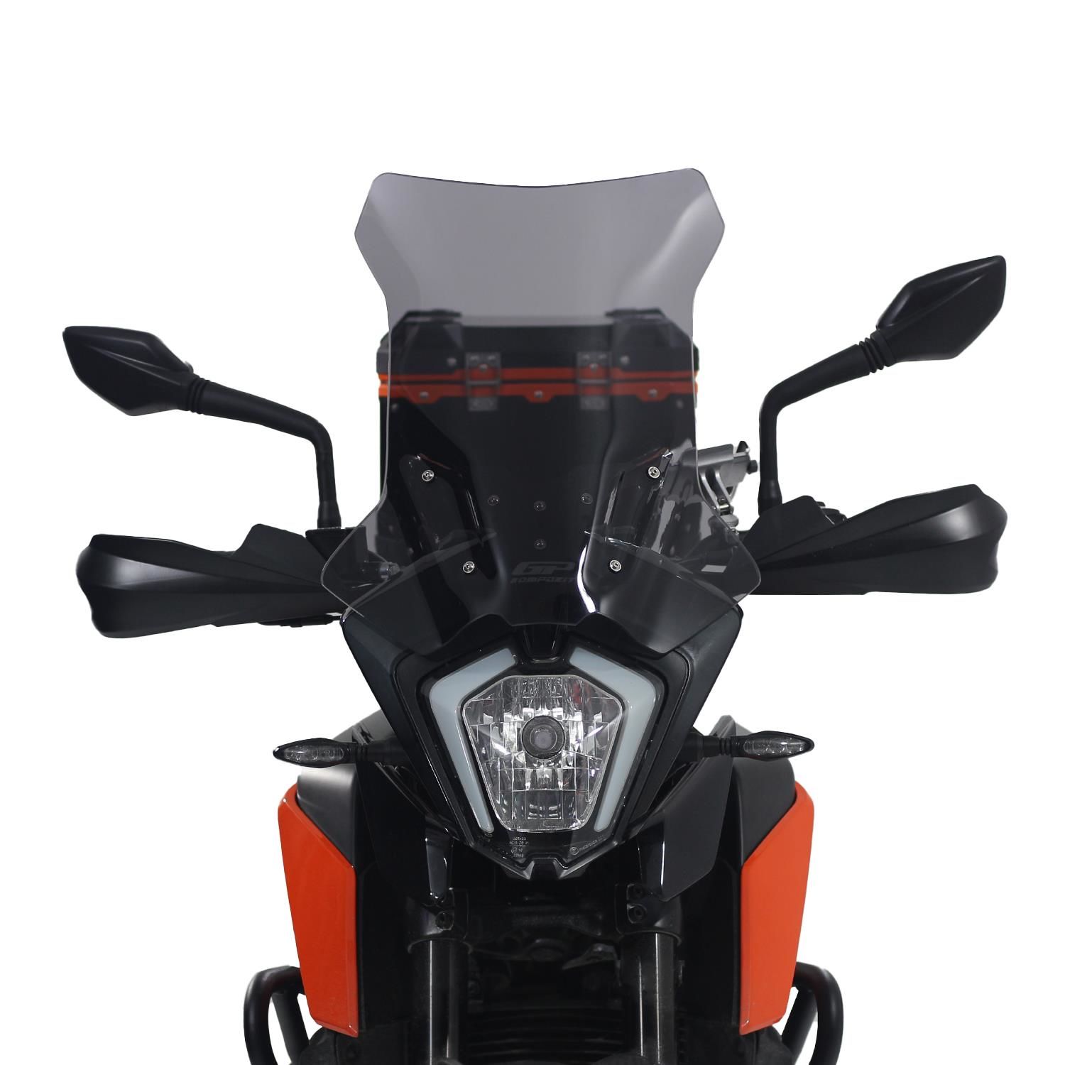 GP Kompozit KTM 250 / 390 Adventure 2020-2023 Uyumlu Ön Cam Şeffaf