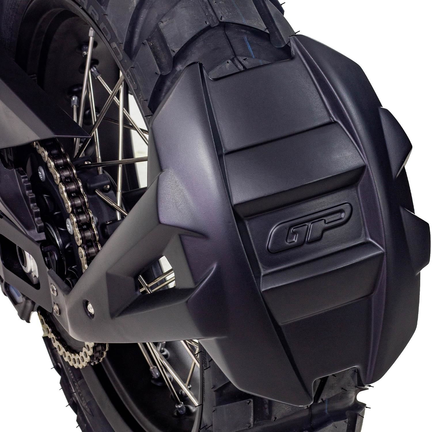 GP Kompozit KTM 890 ADV / ADV R 2021-2023 Uyumlu Arka Çamur Sıyırıcı Siyah